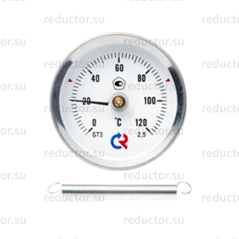 Термометры биметаллические с пружиной для крепления на трубе типа БТ серии 010